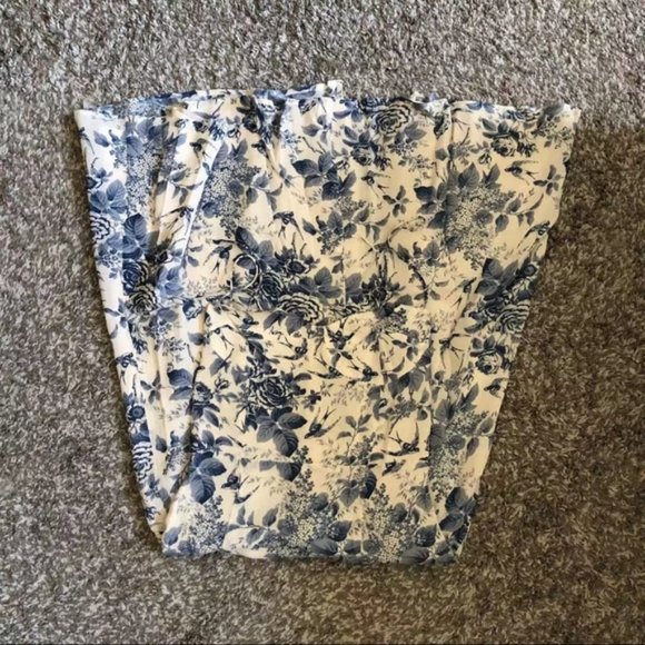 Reformation White and Blue Midi Dress - Picture 8 of 9